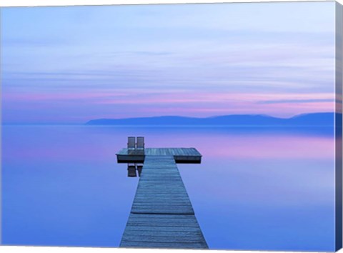 Framed Lakescape I Print