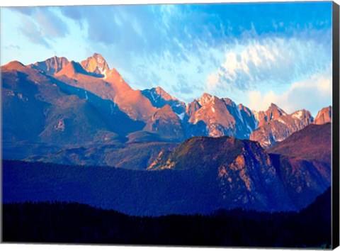 Framed Mountainscape Photograph I Print