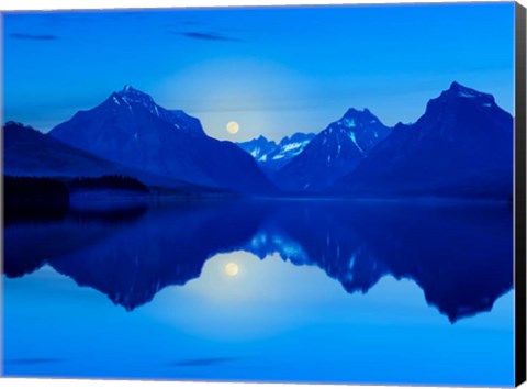 Framed Mountainscape Photograph II Print