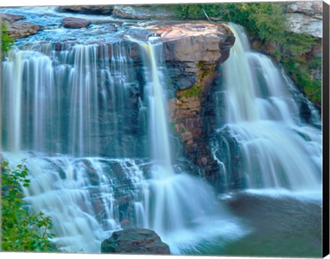 Framed Waterfall Portrait II Print