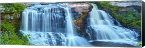 Framed Waterfall Panorama II Print