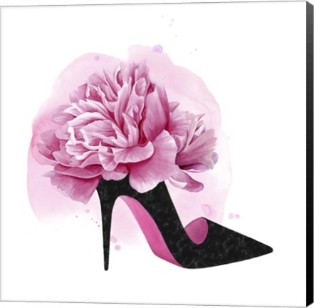 Framed Flower Heel II Print