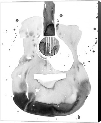 Framed Guitar Flow II Print