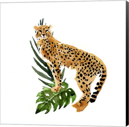 Framed Cheetah Outlook II Print