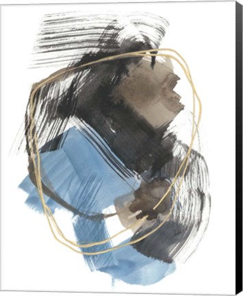 Framed Gold Loops II Print