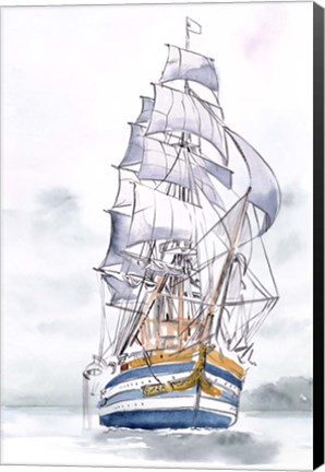 Framed Tall Ship I Print