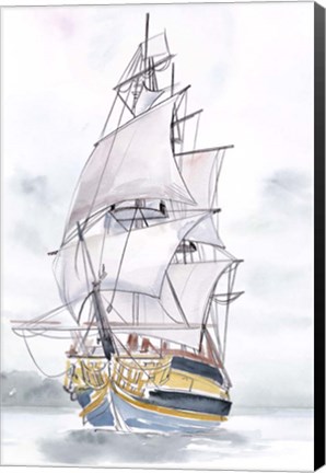 Framed Tall Ship II Print