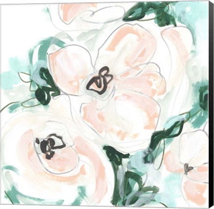 Framed Floral Rhythm III Print