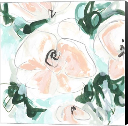 Framed Floral Rhythm IV Print