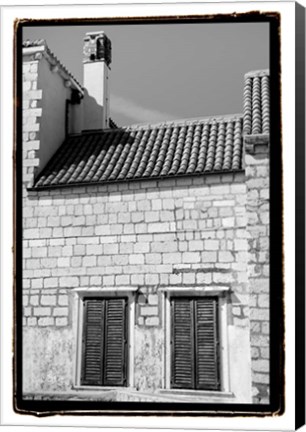 Framed Dubrovnik, Croatia III Print