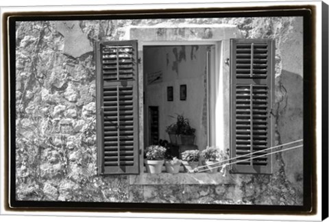 Framed Window View Print