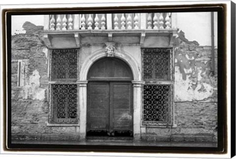 Framed Venice Facade I Print