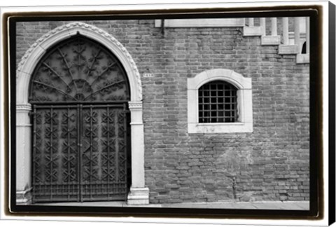 Framed Venice Facade II Print