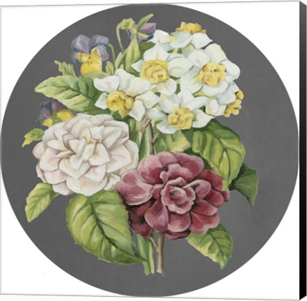 Framed Dramatic Floral Bouquet II Print