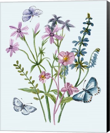Framed Wildflowers Arrangements IV Print