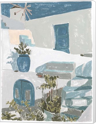 Framed La Isla I Print