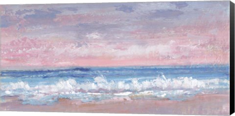 Framed Coastal Pink Horizon I Print