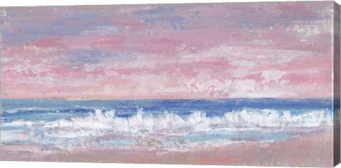 Framed Coastal Pink Horizon II Print