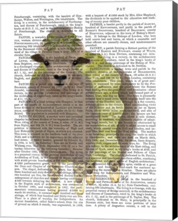 Framed Ballet Sheep 2 Book Print Print