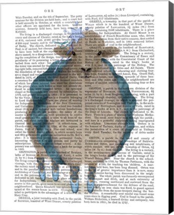 Framed Ballet Sheep 5 Book Print Print