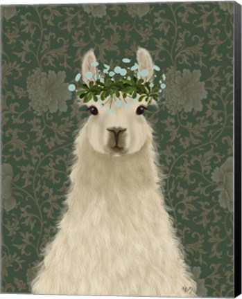 Framed Llama Bohemian 1 Print