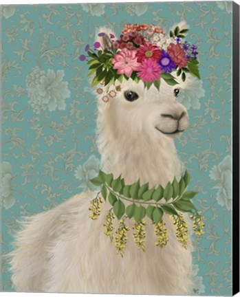 Framed Llama Bohemian 2 Print