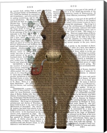 Framed Donkey Bubble Pipe, Full Book Print Print