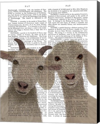 Framed Goat Duo, Looking at You Book Print Print