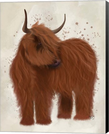 Framed Highland Cow 2, Full Print