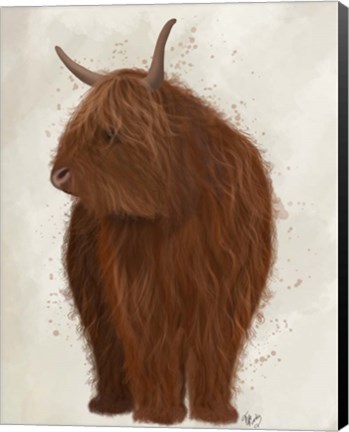 Framed Highland Cow 4, Full Print