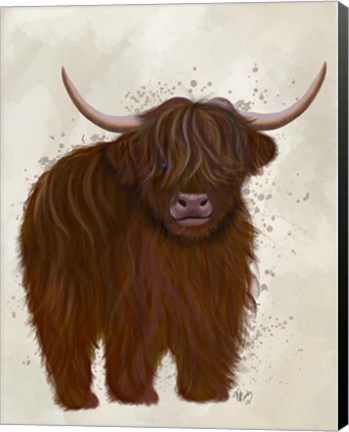 Framed Highland Cow 5, Full Print