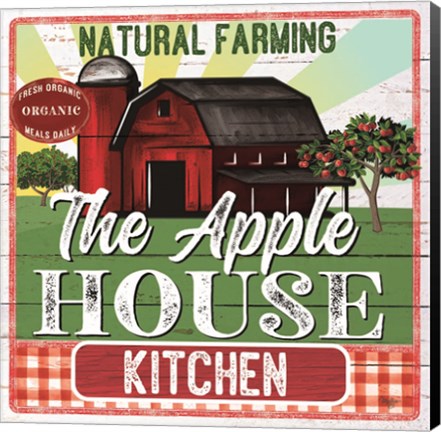 Framed Apple House Kitchen Print