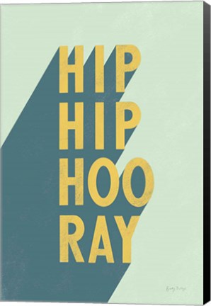 Framed Hip Hip Hooray Print