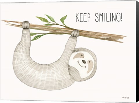 Framed Keep Smiling Print