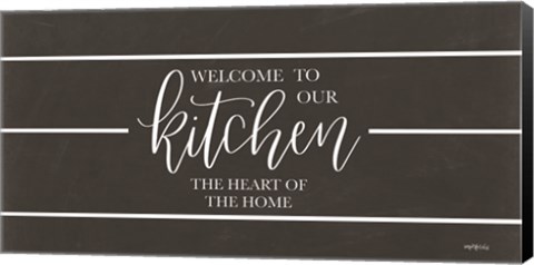 Framed Welcome to Our Kitchen Print