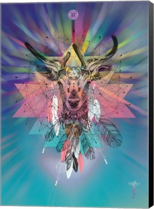 Framed Cosmic Deer Print