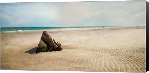 Framed Beach Boulder Print