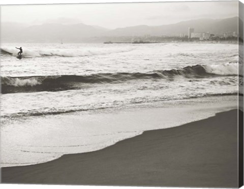 Framed BW Surfer No. 1 Print