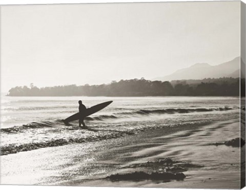 Framed BW Surfer No. 3 Print