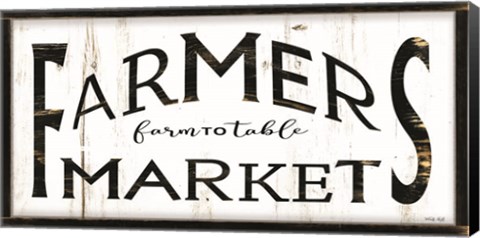 Framed Farmer&#39;s Market I Print