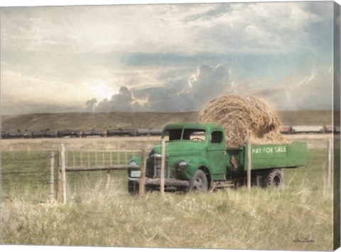 Framed Hay for Sale Print