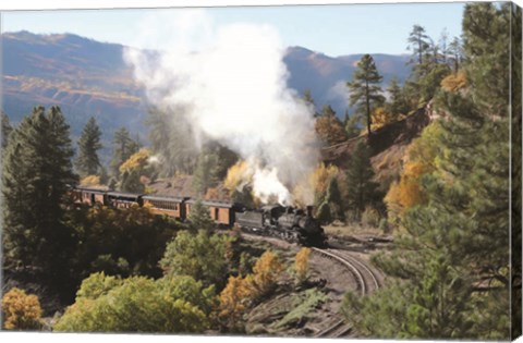 Framed Durango Silverton Train IV Print