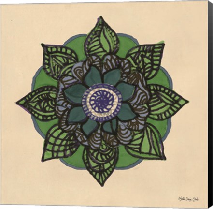 Framed Mandala 2 Print