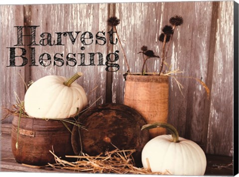Framed Harvest Blessings Print