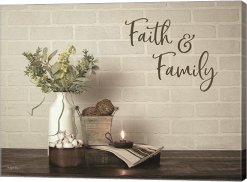 Framed Faith &amp; Family Print