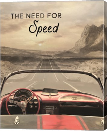 Framed Need for Speed Print