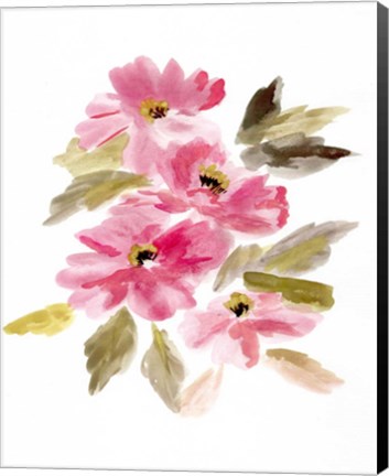 Framed Farmhouse Florals V Print