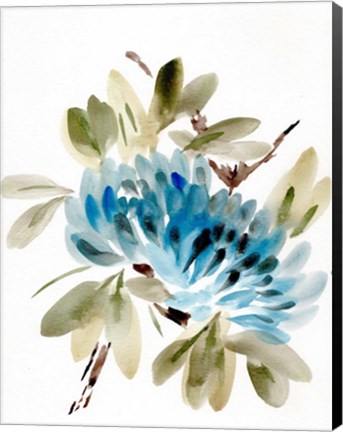 Framed Farmhouse Florals VI Print