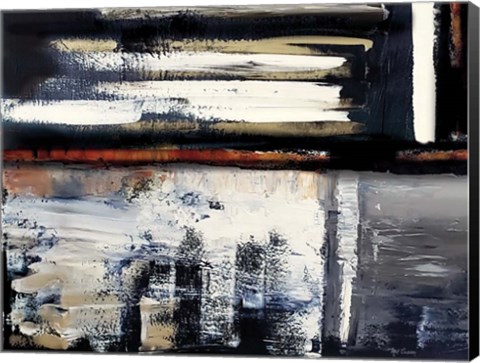 Framed Modern Abstract IV landscape Print