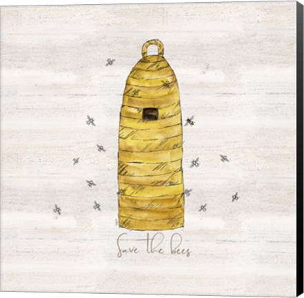 Framed Bee&#39;s Life VIII-Save the Bees Print